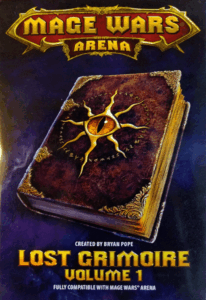 Mage Wars Arena: Lost Grimoire Volume 1 board game cover