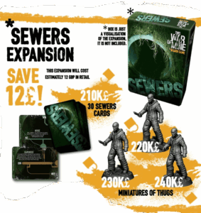 This War of Mine: Sewers board game cover