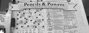 Pencils & Powers board game cover