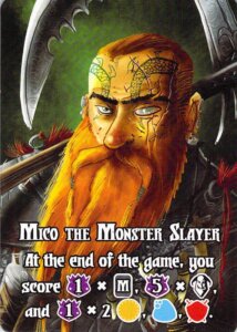 Valeria: Card Kingdoms – Mico the Monster Slayer board game cover