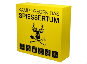 Kampf gegen das Spiessertum board game cover