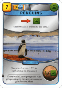 Terraforming Mars: Penguins Promo Card board game cover