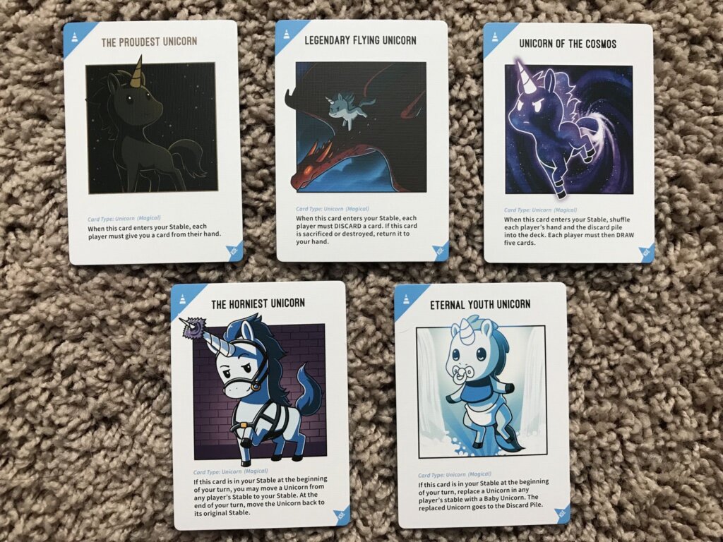 Unstable Unicorns: Kickstarter Exclusive Cards board game cover