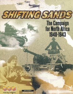 Shifting Sands: The Campaign for North Africa  1940-1943 board game cover