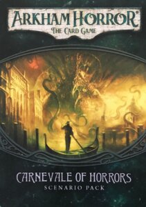 Arkham Horror: The Card Game – Carnevale of Horrors: Scenario Pack board game cover