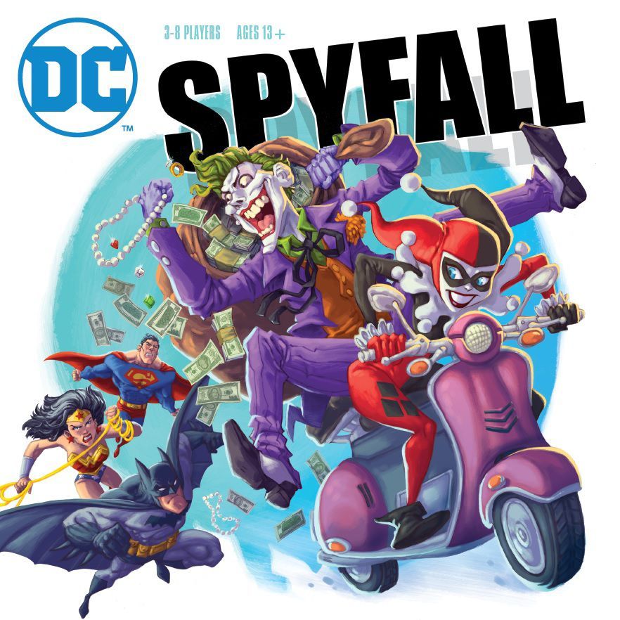 DC Spyfall board game cover