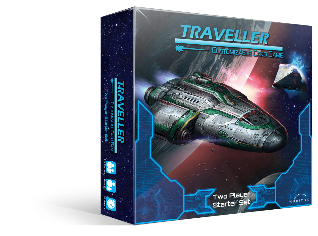 Traveller Customizable Card Game: Two Player Starter Set board game cover