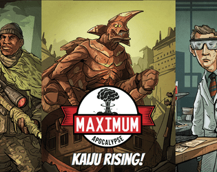 Maximum Apocalypse: Kaiju Rising board game cover