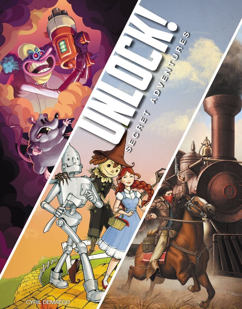 Unlock!: Secret Adventures board game cover