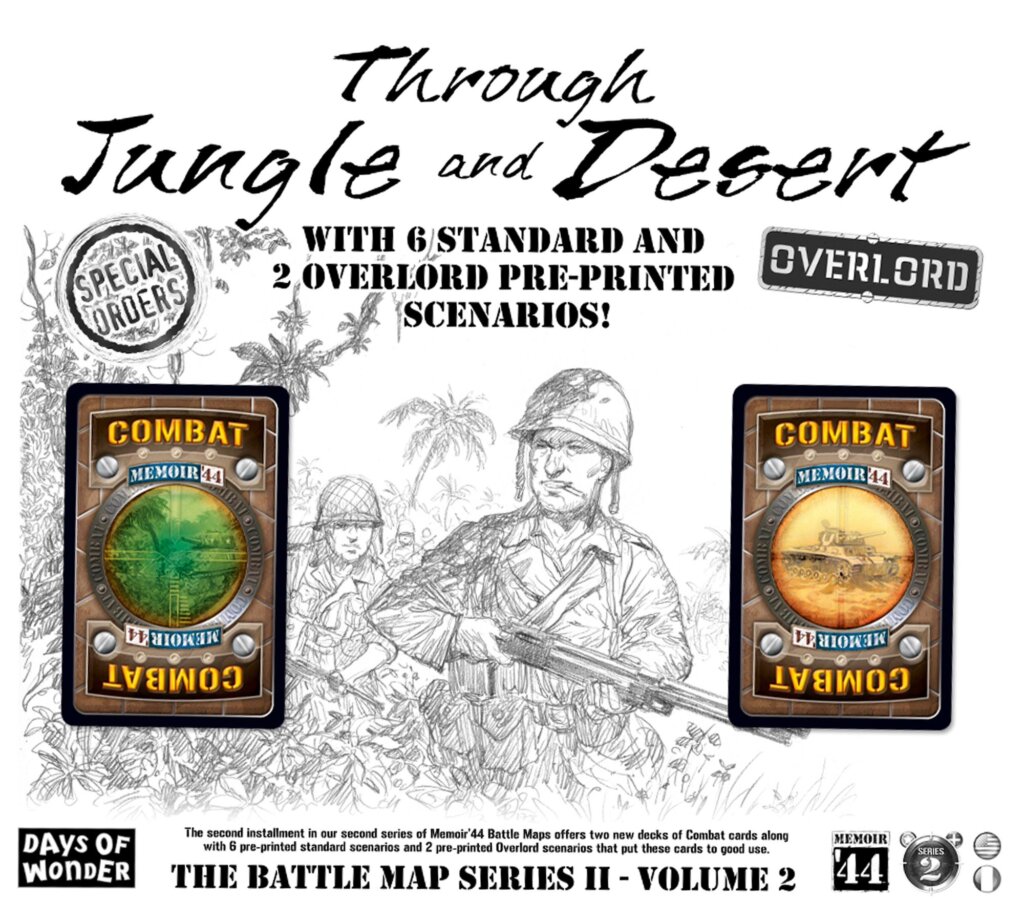 Memoir ’44: Through Jungle and Desert board game cover