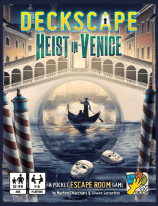 Deckscape: Heist in Venice board game cover