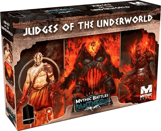 Mythic Battles: Pantheon – Judges of the Underworld board game cover