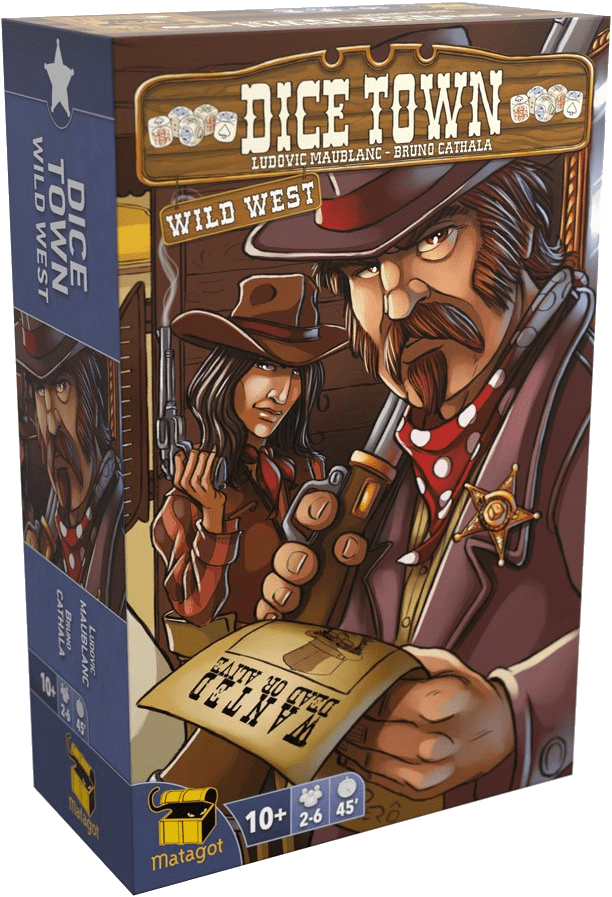 Dice Town: Wild West board game cover