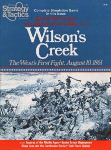 Wilson’s Creek: The West’s First Fight, August 10, 1861 board game cover