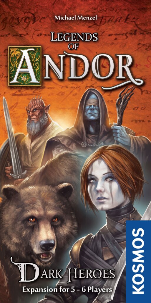 Legends of Andor: Dark Heroes board game cover