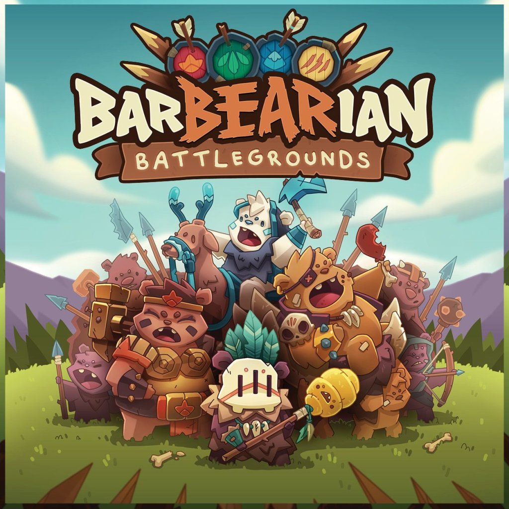 BarBEARian Battlegrounds board game cover
