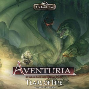 Aventuria: Tears of Fire board game cover