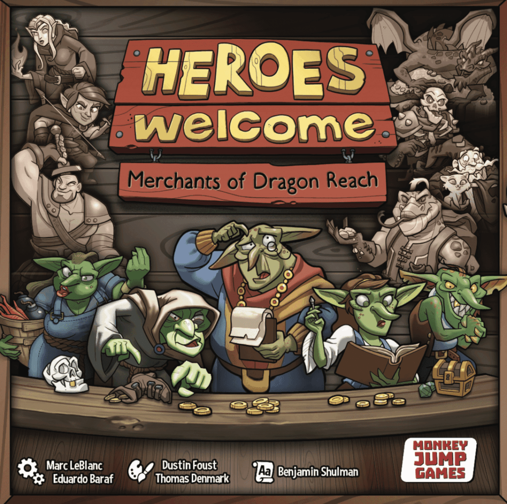 Heroes Welcome board game cover