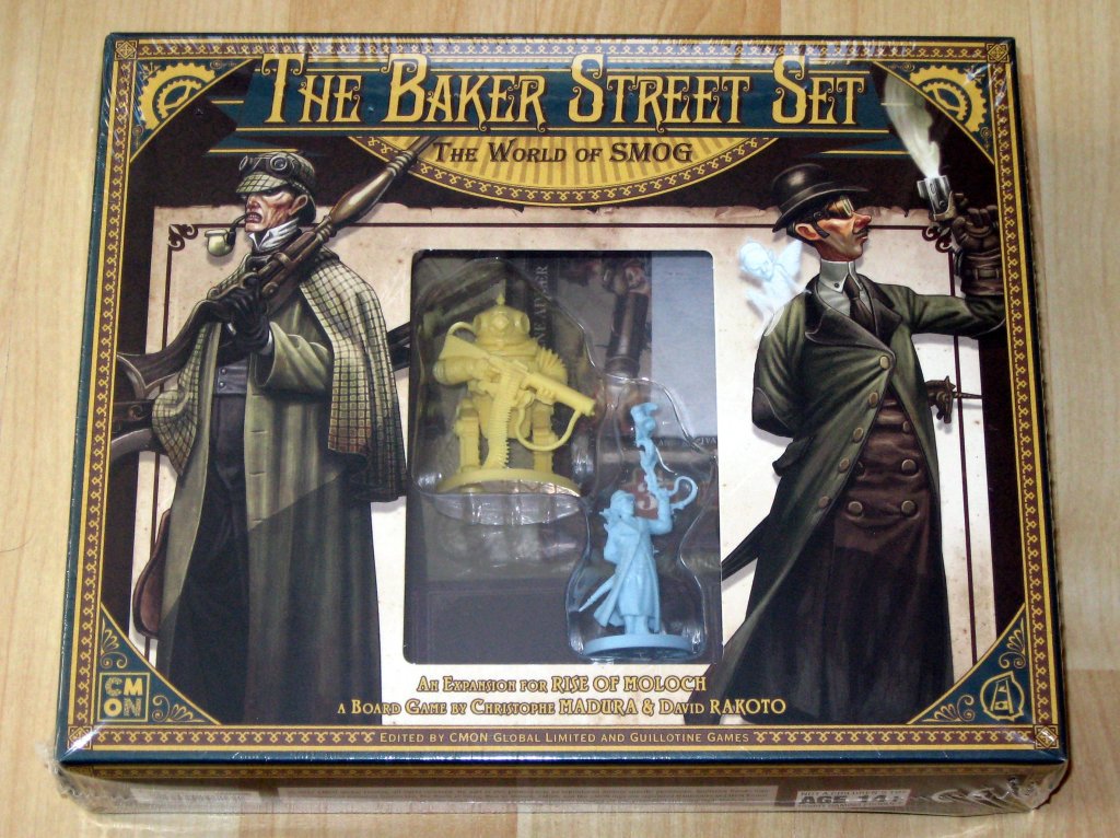 The World of SMOG: Rise of Moloch – The Baker Street Set board game cover
