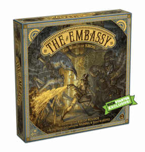 The World of SMOG: Rise of Moloch – The Embassy board game cover