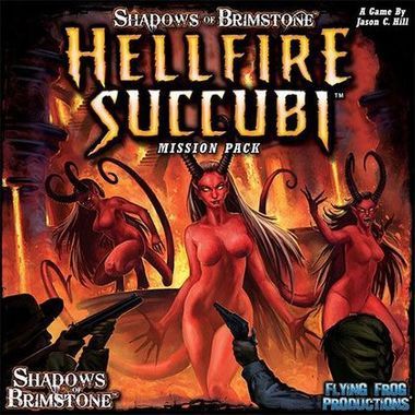Shadows of Brimstone: Hellfire Succubi Mission Pack board game cover