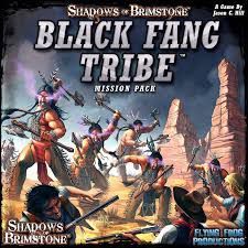 Shadows of Brimstone: Black Fang Tribe Mission Pack board game cover