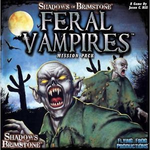 Shadows of Brimstone: Feral Vampires Mission Pack board game cover