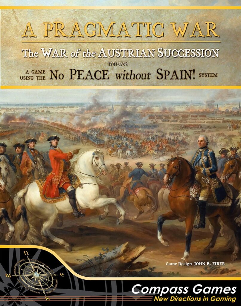 A Pragmatic War: The War of the Austrian Succession 1741 – 1748 board game cover