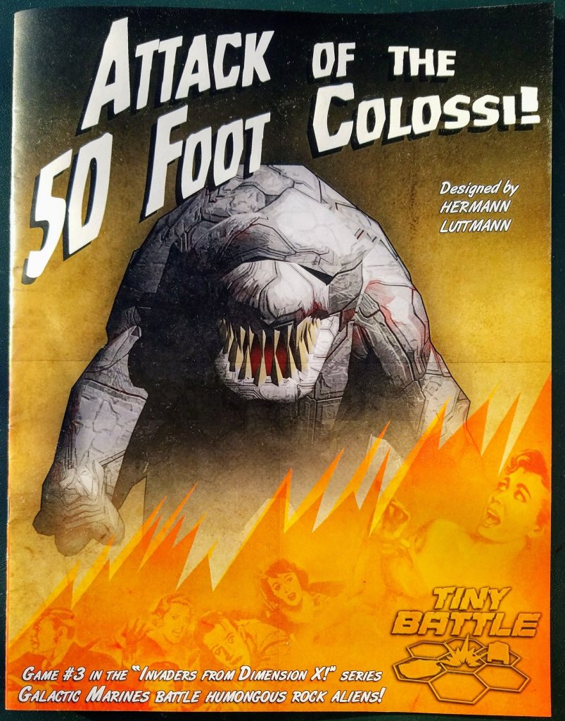 Attack of the 50 Foot Colossi! board game cover