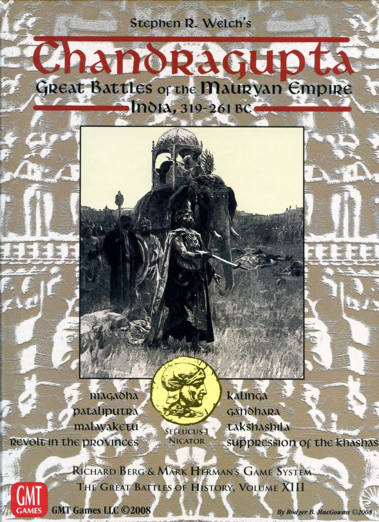 Chandragupta: Great Battles of the Mauryan Empire – India, 319-261 BC board game cover
