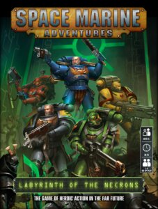 Space Marine Adventures: Labyrinth of the Necrons board game cover