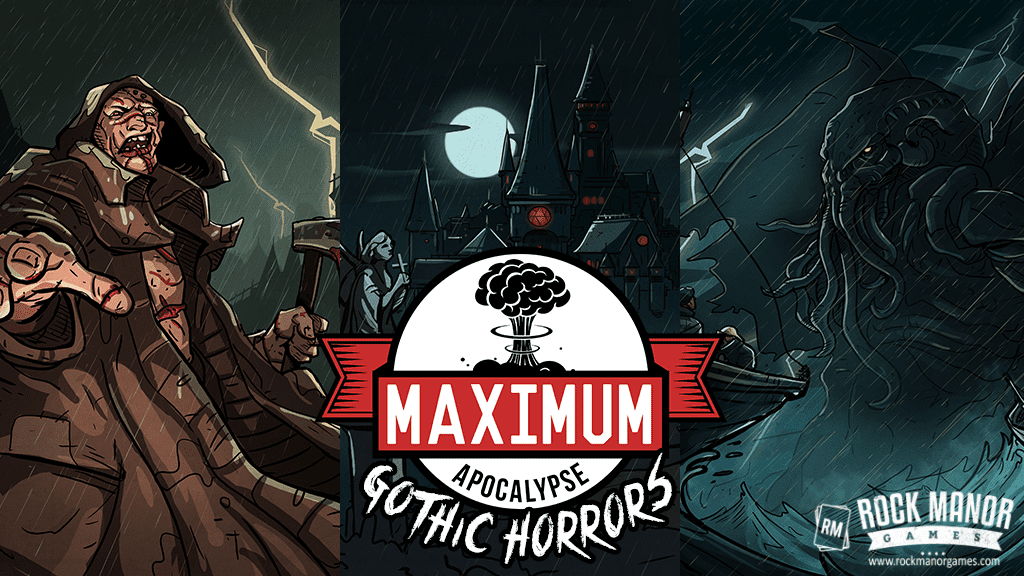 Maximum Apocalypse: Gothic Horrors board game cover