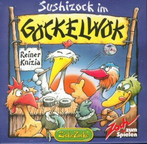 Sushizock im Gockelwok board game cover