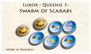 Luxor: Queenie 1 – Swarm of Scarabs board game cover