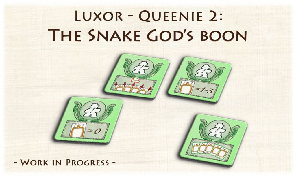 Luxor: Queenie 2 – The Snake God’s Boon board game cover