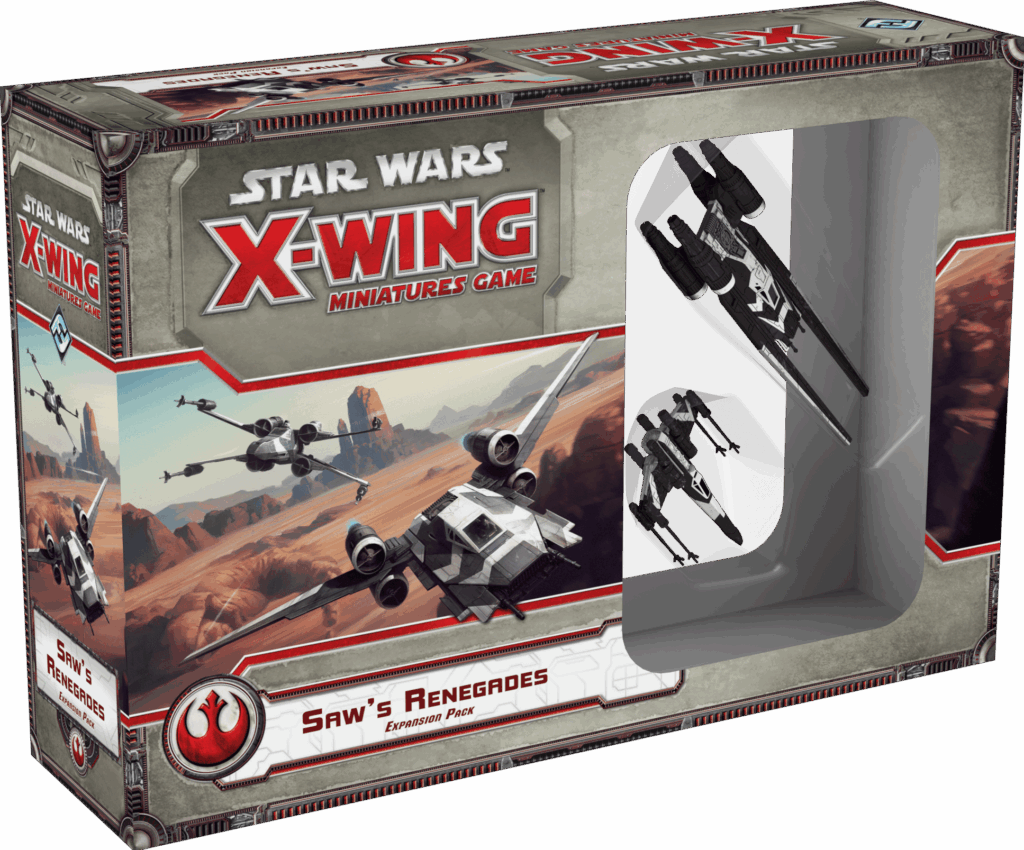 Star Wars: X-Wing Miniatures Game – Saw’s Renegades Expansion Pack board game cover