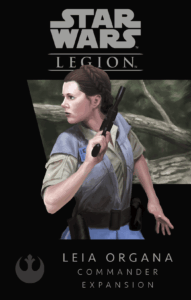 Star Wars: Legion – Leia Organa Commander Expansion board game cover