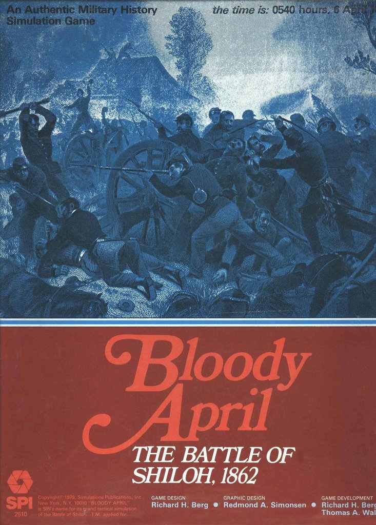 Bloody April: The Battle of Shiloh, 1862 board game cover