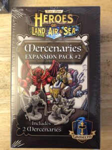 Heroes of Land, Air & Sea: Mercenaries Expansion Pack #2 board game cover