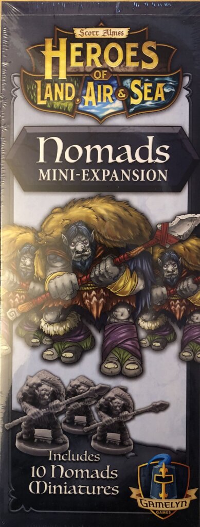 Heroes of Land, Air & Sea: Nomads Mini-Expansion board game cover