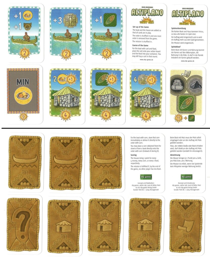 Altiplano: Sunny Days board game cover