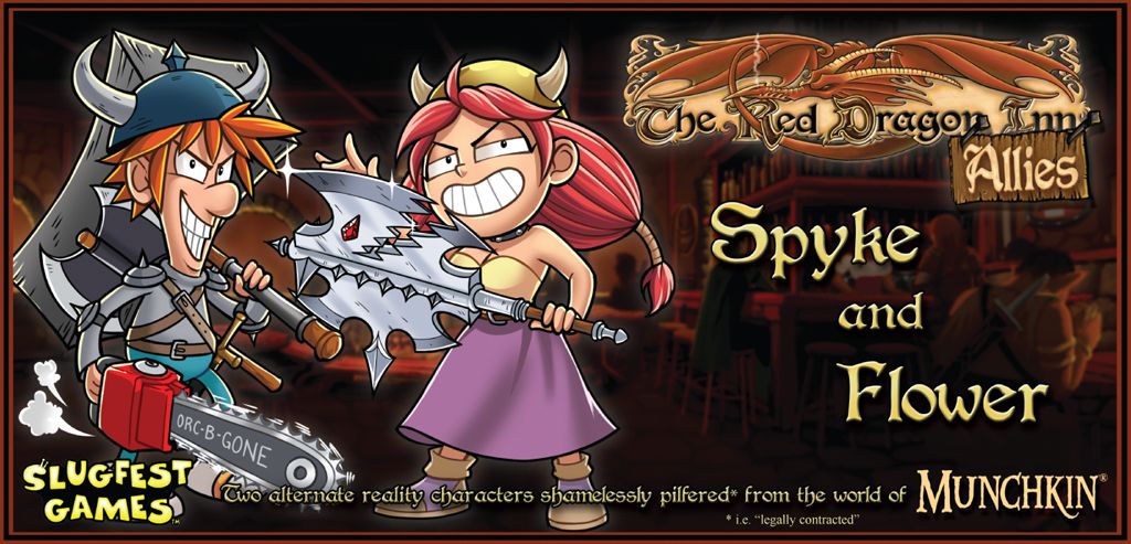 The Red Dragon Inn: Allies – Spyke and Flower board game cover