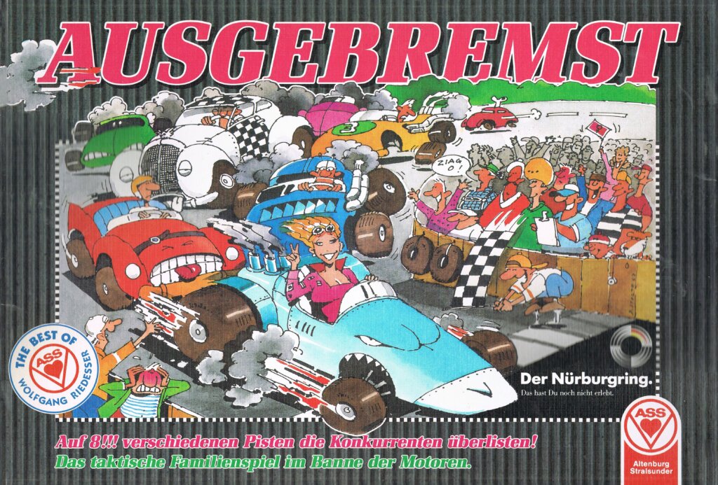 Ausgebremst board game cover