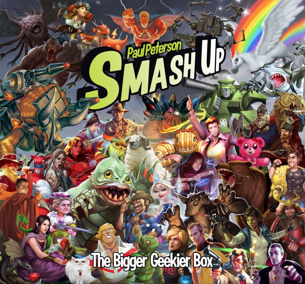 Smash Up: The Bigger Geekier Box board game cover
