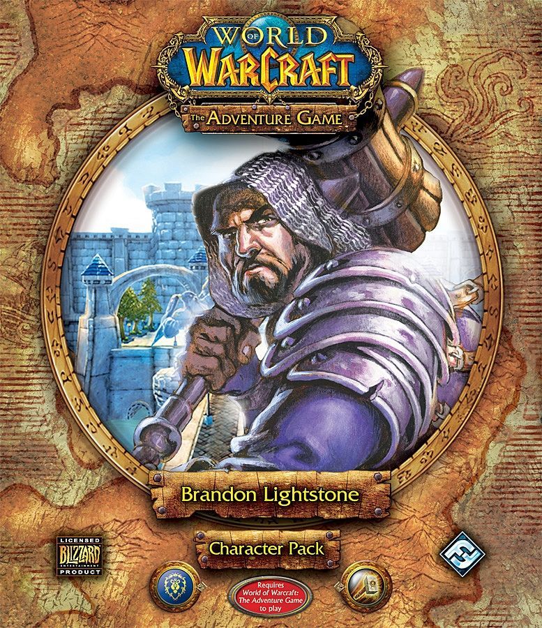 World of Warcraft: The Adventure Game – Brandon Lightstone Character Pack board game cover