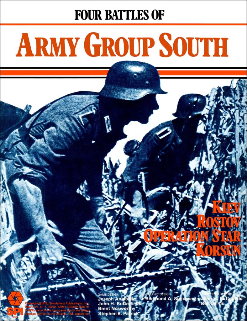 Four Battles of Army Group South board game cover