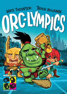 Orc-lympics board game cover