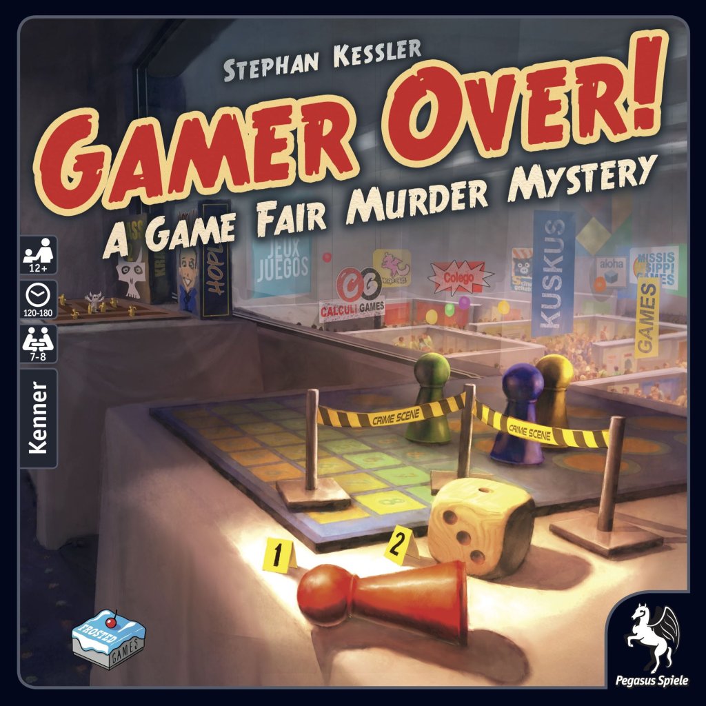 Gamer Over! A Game Fair Murder Mystery board game cover