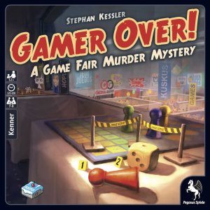 Gamer Over! A Game Fair Murder Mystery board game cover