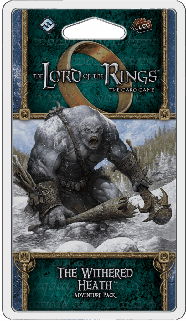 The Lord of the Rings: The Card Game – The Withered Heath board game cover